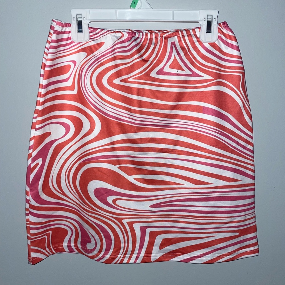 Allover Print Skirt